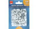 Max Hauri Nagelbriden Set 7-10 mm weiss 100 Stück