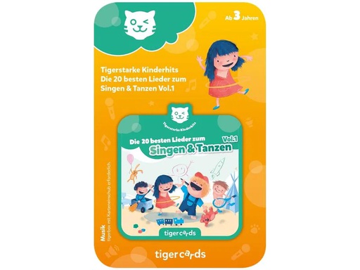 [90123548 1184284] Tigermedia tigercard Die 20 besten Lieder zum Singen &amp; Tanzen