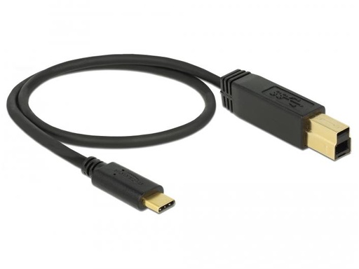 [90123574 1121571] Delock USB 3.1-Kabel  USB C - USB B 0.5 m