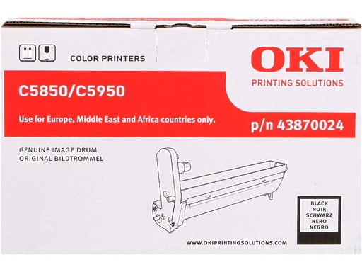 [90123619 64696] OKI Trommel 43870024 Black