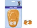 URSUS Motivstanzer Baby-Hände mittel, 2.54 cm