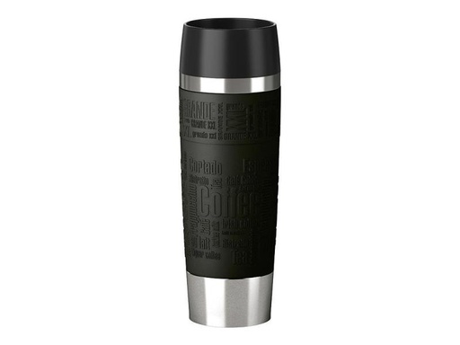 [90123853 401287] Emsa Thermobecher Travel Mug Grande 500 ml, Schwarz