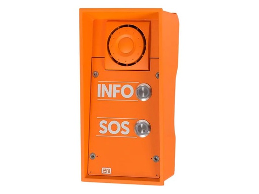 [90123860 874371] 2N IP Türstation IP Safety 2 Tasten, 10 W Lautsprecher