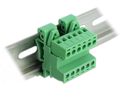 [90123881 914445] Delock Terminalblock 6 Pin, 5,08mm Rastermass gewinkelt