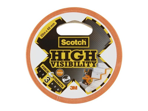 [90123961 1160681] 3M Klebeband High Visibility 48 mm x 25 m, Orange