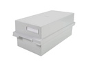 Biella Karteibox A6 1200 Karten, Grau