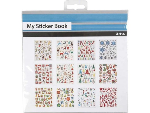[90124201 813351] Creativ Company Weihnachtssticker Stickerheft Weihnachten