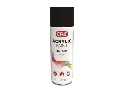 [90124209 1144364] CRC Sprühfarbe ACRYLIC PAINT 9005 Tiefschwarz Matt 400 ml