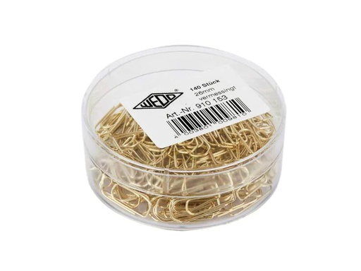 [90001219 852522] WEDO Büroklammer 26 mm 140 Stück