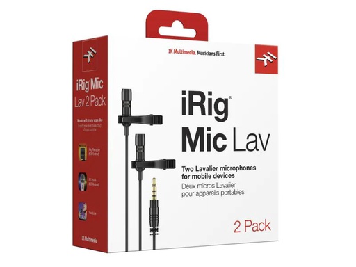 [90124296 598783] IK Multimedia Mikrofon iRig Mic Lav 2-er Set