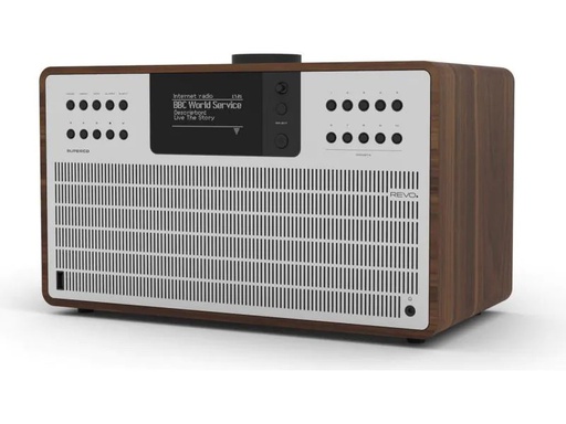 [90124338 752372] Revo DAB+ Radio SuperCD Braun/Silber