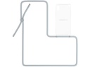 Urbany's Necklace Case iPhone XR Cloudy Sky Transparent
