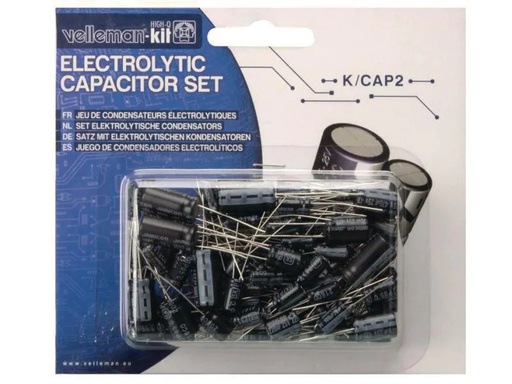 [90124561 108349] Velleman Elektrolytkondensatoren K/CAP2 120 Stück