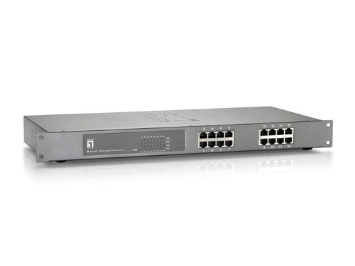 [90012435 255550] LevelOne PoE+ Switch GEP-1622 16 Port
