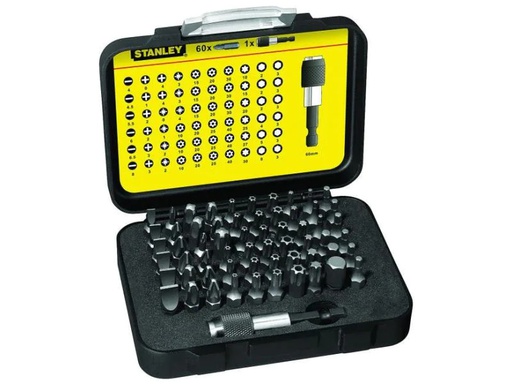 [90124585 333862] Stanley Bit-Set 1/4 61-teilig