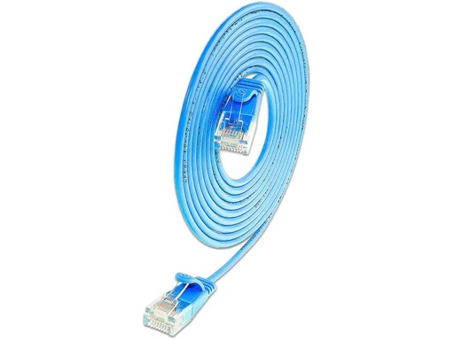 [90124633 374994] SLIM Slimpatchkabel RJ-45 - RJ-45, Cat 6, UTP, 7.5 m, Blau