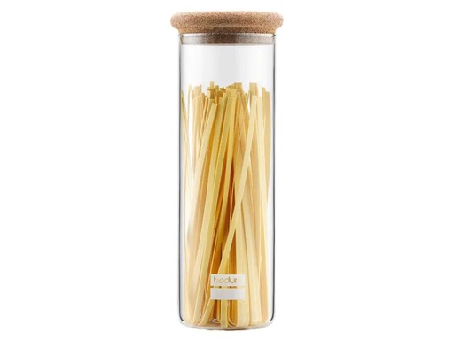 [90124660 472115] Bodum Vorratsglas Yohki Kork 1.9 l, Transparent