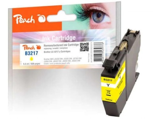 [90124738 1142489] Peach Tinte Brother LC-3217 Yellow