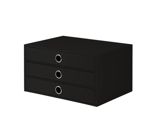 [90124782 789767] Rössler Schubladenbox S.O.H.O. A4 Schwarz