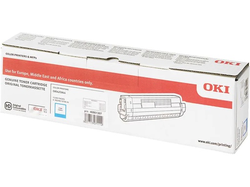 [90124867 946760] OKI Toner 46861307 Cyan