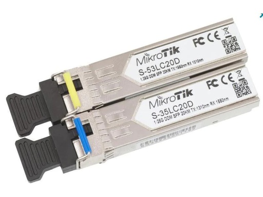 [90012471 358888] MikroTik SFP Modul Set S-3553LC20D LX-LR