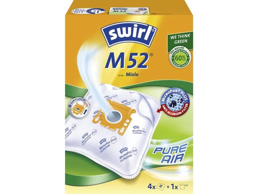 [90012473 572750] Swirl Staubfilterbeutel M 52 4 Stück