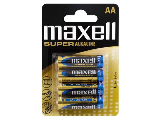 [90125041 920246] Maxell Europe LTD. Batterie AA Super Alkaline 4 Stück