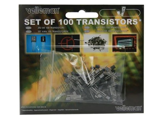 [90125136 108359] Velleman Transistoren Set K/TRANS1 100 Stück