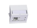 R&M Netzwerkdose EDIZIOdue 60 x 60, 2 Port leer Kombi ws Cat 6A