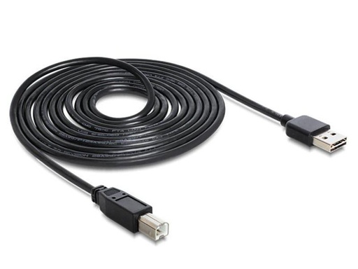 [90125435 262706] Delock USB 2.0-Kabel EASY-USB USB A - USB B 3 m
