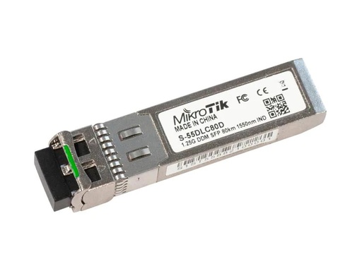 [90012529 826955] MikroTik SFP Modul S-55DLC80D LX Duplex, 80 km