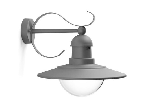 [90125567 423748] Philips Topiary Wandlleuchte Schwarz, exkl. LM