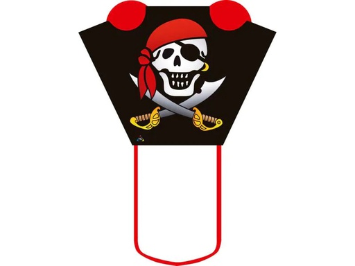 [90125579 747564] Invento-HQ Einleinerdrachen Pocket Sled Jolly Roger