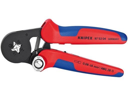[90125625 518912] Knipex Crimpzange 180 mm selbsteinstellend