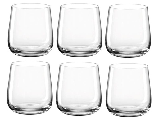 [90125626 1189218] Leonardo Whiskyglas Brunelli 400 ml, 6 Stück, Transparent 