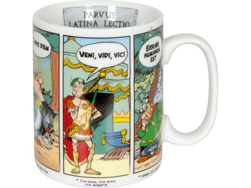 [90125724 1174251] Könitz Universaltasse Asterix Latein 490 ml, 1 Stück, Mehrfarbig