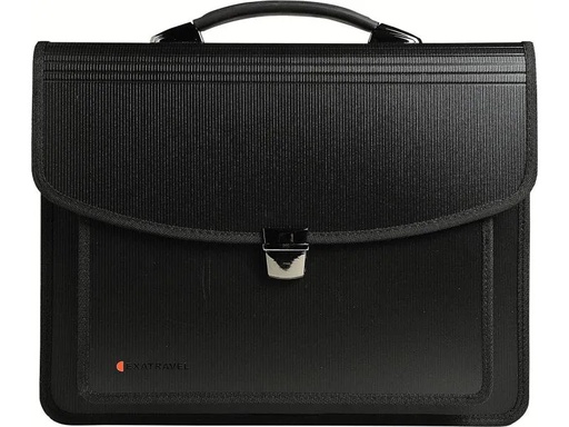 [90125769 1096601] Exacompta Fächermappe Exactive Exatravel A4 Schwarz, 7 Fächer