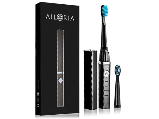 [90125812 1110844] Ailoria Schallzahnbürste Flash Travel Schwarz