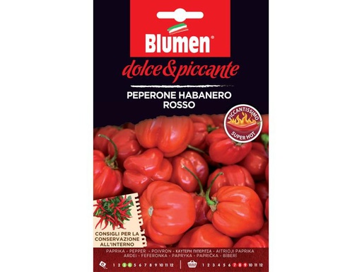 [90125837 848173] Blumen Samen Paprika Habanero Rosso