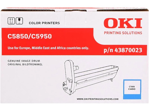 [90125974 64697] OKI Trommel 43870023 Cyan