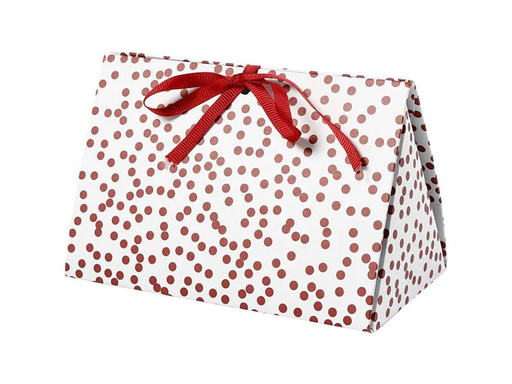 [90012577 813290] Creativ Company Geschenkbox mit Band Punkte, 3 Stück