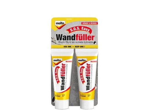 [90126225 719299] Molto Spachtelmasse SOS Easy 2 x 20 ml, Weiss