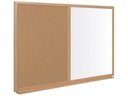 Bi-Office Comboboard 120 cm x 90 cm, Braun