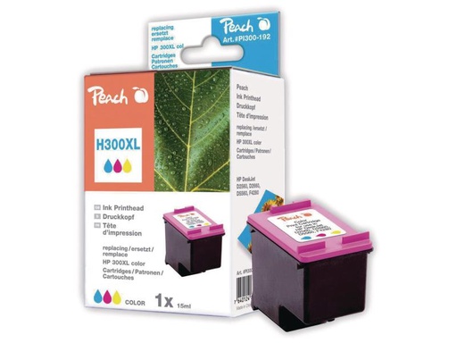 [90126298 207013] Peach Tinte HP Nr. 300XL (CC644EE) Color