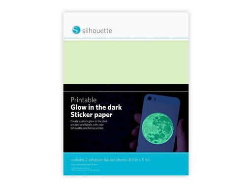 [90126348 363720] Silhouette Stickerpapier 2 Stück 21.5 x 28 cm