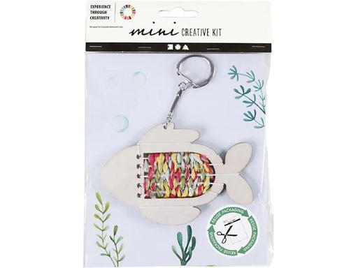 [90126351 1139825] Creativ Company Bastelset Mini Fisch 3-teilig