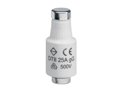 [90126356 889207] Hager Schmelzsicherung DII E27 25A 500 V gG mit Melder 5 Stück
