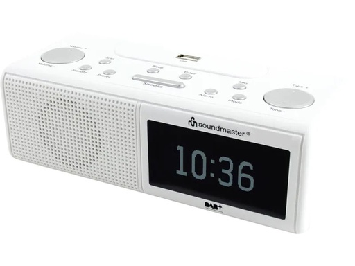 [90126405 832435] soundmaster Radiowecker UR8350 Weiss