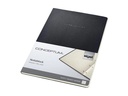 Sigel Notizblock A4 120 Blatt, Kariert, Schwarz