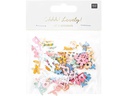 Rico Design Streudeko Blume 48 Stück, Mehrfarbig